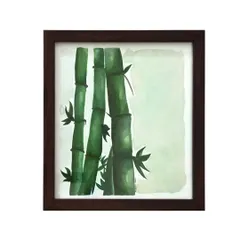 This watercolor painting of bamboo stalks aims to bring a sense of calm and serenity to your space. The varying shades of green and the minimalist composition reflect the quiet strength of nature.
