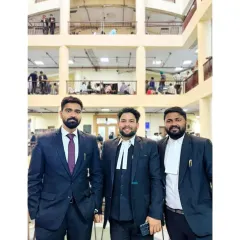 My team, my pride. Together, we are an unbreakable force in the courtroom, ready to take on any challenge.
