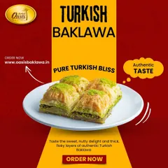 Our square pistachio baklavas are a bestseller for a reason. They offer the perfect balance of crunchy, flaky pastry and a rich, nutty filling.