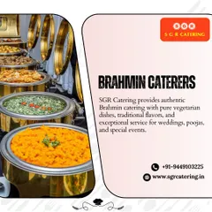 Our professional buffet setups are perfect for receptions, corporate events, and parties. We provide a full range of chafing dishes to keep food warm and fresh, ensuring an elegant and organized dining experience that includes dishes like this flavorful vegetable biryani.