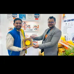 Receiving an award at the IFSEC India 2024 security expo. My involvement in such events ensures I am always up-to-date with the latest advancements in surveillance and safety technology.