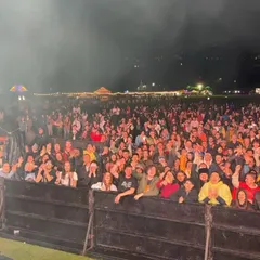 The view from the stage at Jazz al Parque is something I'll never forget. Seeing this massive crowd, united by music, is a powerful and humbling experience.