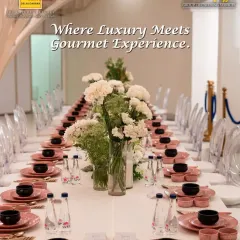 For a truly regal affair, we offer a luxurious seated dining experience. Every detail, from the elegant tableware to the attentive service, is meticulously planned to make your guests feel like true royalty.