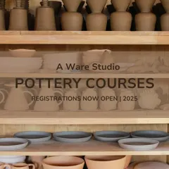 Announcing the return of our popular 7 week pottery course, with registrations open for the new 2025 cohort.