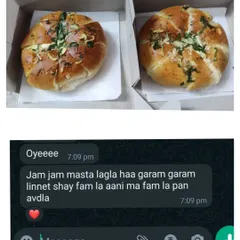 It makes me so happy when my bakes are enjoyed by the whole family. Here is another kind message about how much they loved the warm garlic buns.