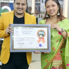 Awarding a certificate to a talented student from Batch 73. It was an amazing experience teaching such a dedicated group. My best wishes for your bright future!