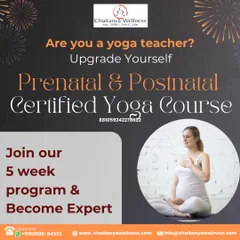 Announcing our Prenatal & Postnatal Certified Yoga Course. These graphics detail the course highlights, curriculum, and how this certification can help you expand your expertise and grow your business.