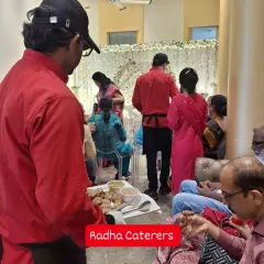 Guests enjoying the food at a Janyu event where we served a Maharashtrian menu. Creating an authentic culinary experience is key for cultural celebrations.