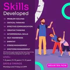 Here is some information about our Invictus Play program. We focus on building a rich movement vocabulary and essential interpersonal skills in a fun, gamified environment for kids aged 7-13.