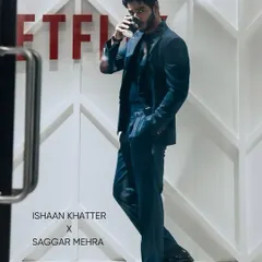 I styled Ishaan Khatter in this blue checked merino wool suit for a refined, understated look. The tailoring is sharp yet effortless, embodying a sense of quiet luxury that doesn't need to shout.