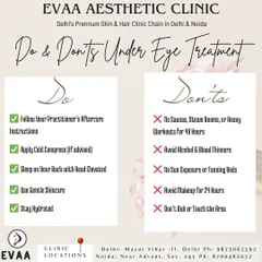 Proper aftercare is crucial. Here are the essential do's and don'ts following an under-eye treatment to ensure optimal results and a smooth recovery.