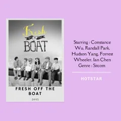 Looking for a feel-good show to binge? We recommend 'Fresh Off the Boat' on Hotstar. It's the perfect light-hearted sitcom to enjoy with your friends on our comfy recliners.