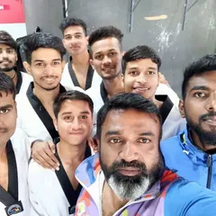 The bond we share after a tough training session. We are a close-knit team that supports each other inside and outside the dojang.