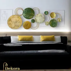 This creative wall decor art is shown again to highlight its scale and impact in a bedroom setting.