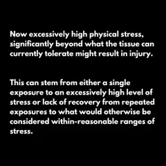 Injury isn't random. It typically occurs when physical stress is excessively high, either from a single event or repeated exposures without adequate recovery. Sensible programming is about managing this stress.