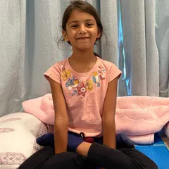 This is the happy face of progress. Asha, my youngest student, after a great session. Her dedication over the past year has been incredible to witness.