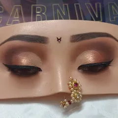 A warm and earthy brown eyeshadow look. This soft glam style is very versatile and perfect for creating a subtle, glowing effect for any occasion.
