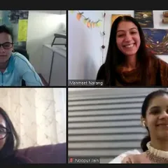A candid moment from a parent workshop where we discussed the importance of playfulness and letting go of perfectionism. The smiles show the relief and connection that comes from sharing the journey of parenthood.