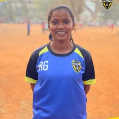 A portrait of one of our talented female players, Rohini Gupta, who is also one of our dedicated coaches. She is an inspiration to all our young athletes.