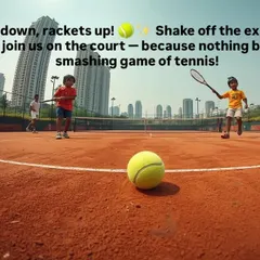 Time to swap textbooks for tennis rackets. Our camps are the perfect way for kids to shake off exam stress, get active, and have a smashing time on the court. It's all about fun, fitness, and forehands.