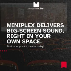 Our promise is simple: we deliver big-screen sound right in your own space. This graphic is a straightforward declaration of our core mission to bring the power and immersion of a real theater to your home.
