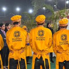 This is our team, the backbone of Rajdhani Caterers. Dressed in our signature uniforms, we stand ready and briefed to provide impeccable service and ensure your event runs smoothly from start to finish.