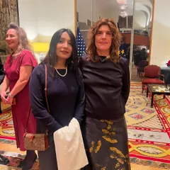 Networking with international lawyers at the Spanish Ambassador's residence in Washington D.C. Building these global connections is essential for effectively managing multi-jurisdictional cases for my clients.