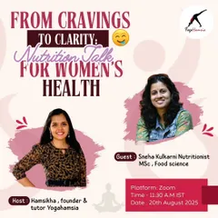 Cravings and hormonal fluctuations are a big part of women's health. I hosted this nutrition talk with Sneha Kulkarni, a nutritionist with a Master's in food science, to provide clear, actionable advice on managing cravings and eating for better health.