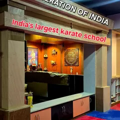 The main training area of our Honbu Dojo, the largest traditional karate school in India. This is where discipline, strength, and community come together.