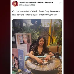 On the occasion of World Tarot Day, here are a few lessons I've learned as a Tarot professional. This is me in my element, doing what I love.