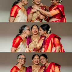 Three generations, one frame. This is more than a photo; it's a legacy. We feel so honored to create these generational family portraits, capturing the incredible bond between a grandmother, a mother, and a daughter in our studio.