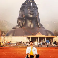 Another photo at the Isha Foundation. This connection to the divine is where I draw my energy and inspiration from. It's a core part of who I am.