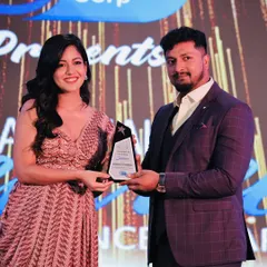 It was an honor to receive this award for excellence in business consultancy from actress Ishita Dutta. This recognition reflects my commitment to providing impeccable service and tangible results for every client I partner with.