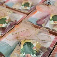 A welcome hamper for wedding guests is a gesture of gratitude for their presence. This beautifully arranged gift, with a personalized welcome card, ensures your guests feel appreciated from the moment they arrive.
