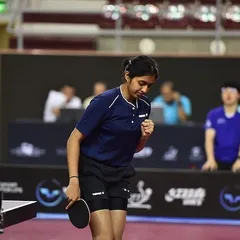 This is Yashaswini Ghorpade after becoming the first Indian to win a gold medal in singles at a WTT Youth Star Contender event. We don't just compete; we aim to be the first and the best.
