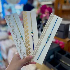 The Evil Eye has been a symbol of protection for centuries. These rakhis are my way of saying, "I've got your back."