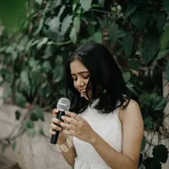 Lost in the music during a live performance. This is my favorite place to be, sharing songs and stories with an audience.