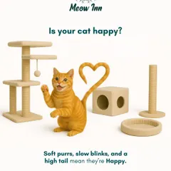 How do you know if your cat is truly happy? A high tail, soft purrs, and slow blinks are all great signs. I'm an expert in reading these subtle cues.
