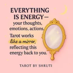 How Tarot Actually Works. This series explains that Tarot is not about predicting a fixed fate. It's an energy reading that acts as a mirror, reflecting your thoughts and emotions back to you to provide clarity and guidance.