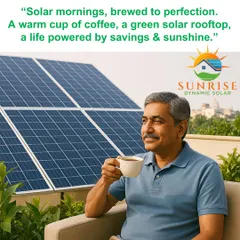 Imagine starting your day with a cup of coffee, knowing your home is powered by clean energy from your own rooftop. This is the peaceful, sustainable lifestyle that solar offers.