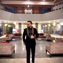 Dressed to impress and ready to anchor a Sangeet. This custom outfit is an example of how I tailor my look to match the theme and energy of the night.