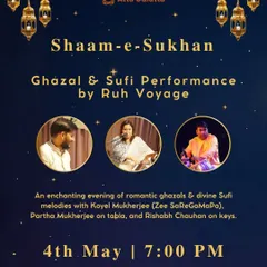 We invite you to evenings filled with soul-stirring music like Shaam-e-Sukhan. Our stage hosts enchanting Ghazal and Sufi performances that transport you to a world of melody and poetry.