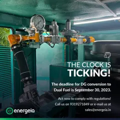 The deadline for DG set conversion is a critical concern for many businesses. This image of my installed dual fuel kit serves as a reminder of the need to act. I provide a fast, compliant solution to keep your operations running smoothly without interruption.