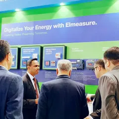 Day 2 at MEE 2025 brought more thoughtful conversations and new connections. Here, my team discusses our digital energy solutions with visitors at our stall.