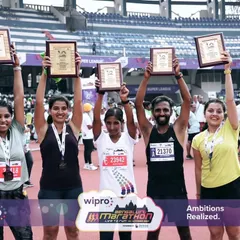 I am incredibly proud of our runners celebrating their podium finishes at the Wipro Bengaluru Marathon. This picture captures the result of their dedication and our collective hard work. Seeing our community members achieve their ambitions is my greatest reward.