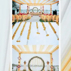 A duplicate of the beautiful Haldi decor collage (ID 11), highlighting the vibrant and thoughtful planning.