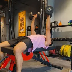 Building a strong chest with an incline dumbbell press. This exercise was a key part of my own transformation routine. It shows that achieving your dream physique is about focusing on fundamental strength movements with proper form.