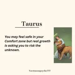 A Lionsgate Portal message for Taurus. Your comfort zone feels safe, but real growth is asking you to risk the unknown.