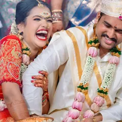 Sometimes the best moments are the unscripted ones. The genuine, uncontrollable laughter between this couple during their wedding ceremony is exactly the kind of authentic emotion we live to capture.