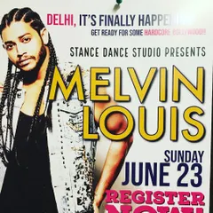Poster for a hardcore Bollywood dance workshop with the famous choreographer Melvin Louis. My workshops keep students updated with the latest trends and styles.